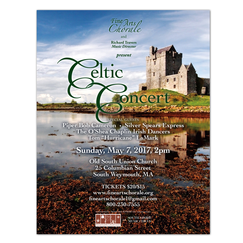 2017 spring celtic concert flyer